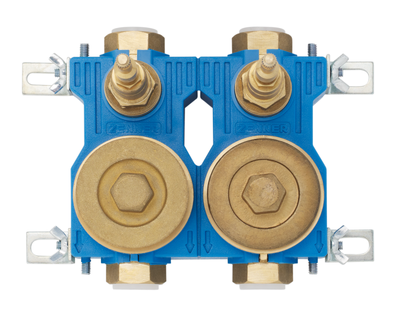 Montageblock Block 2" Rotguss